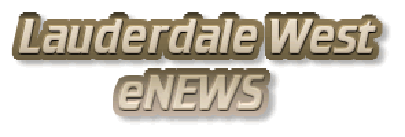 Lauderdale West eNEWS